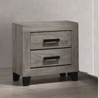 B790-4PC 4 pc Hyland light grey finish wood queen bedroom set