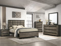 Remington 4-Piece Two-Tone Grey Wood Grain Queen Bedroom Set – B8160-4PC