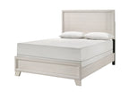 Crown mark B9230 4 pc Charlie rich lusterous off white finish wood silver metal accents finish modern style queen bedroom set
