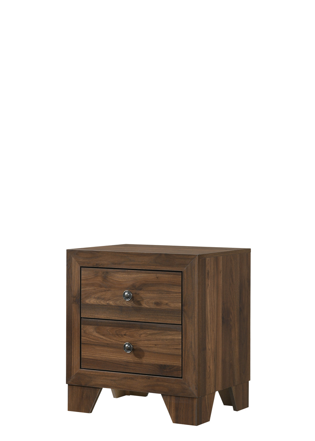 B9250 4 pc Millie brown cherry panel look wood grain finish queen bedroom set