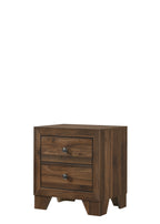 B9250 4 pc Millie brown cherry panel look wood grain finish queen bedroom set