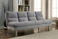 CM2902GY Latitude run Gerstner Saratoga i light gray finish microfiber pillow top futon sofa
