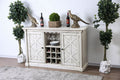 CM3089-SV Georgia antique white finish wood dining sideboard server console table