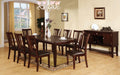 CM3336T-9PC 9 pc Red barrel studio birchover edgewood i dark espresso wood finish dining table set