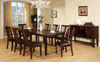 CM3336T-9PC 9 pc Red barrel studio birchover edgewood i dark espresso wood finish dining table set