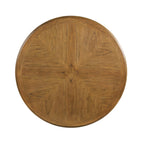 Cori Two-Tone Bisque Beige & Brown Oak 47" Round Dining Table Set – D1719BSQ-5PC