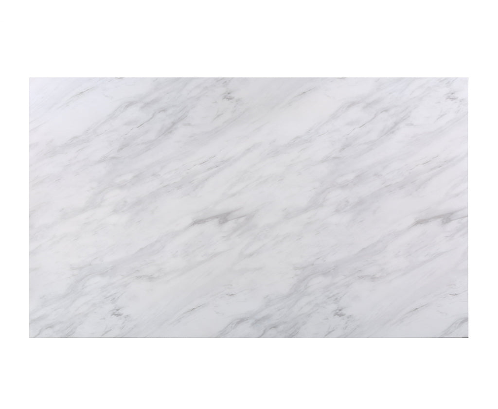 Best Quality D185D6-GY 6 pc Canora grey weathered grey finish wood faux marble top dining table set grey chairs and bench