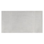 40-4129-7PC 7 pc Echo white wash finish wood 60" dining table set fabric upholstered seating