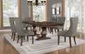 D41-7PC 7 pc antique rustic walnut finish wood dining table set darby home co richmond