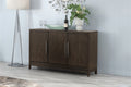 40-4212-30 Cityscape dark walnut finish wood buffet server sideboard cabinet