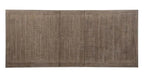 Best Quality Mathias Walnut Finish Wood Traditional Dining Table Set with Leaf – D760D7-7PC