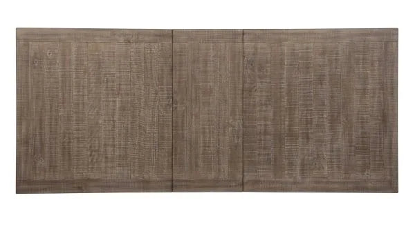 Best Quality Mathias Walnut Finish Wood Traditional Dining Table Set with Leaf – D760D7-7PC