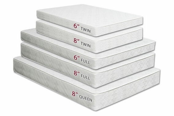 DM-COMBO8 Daisy 8 inch bunkie board twin size mattress