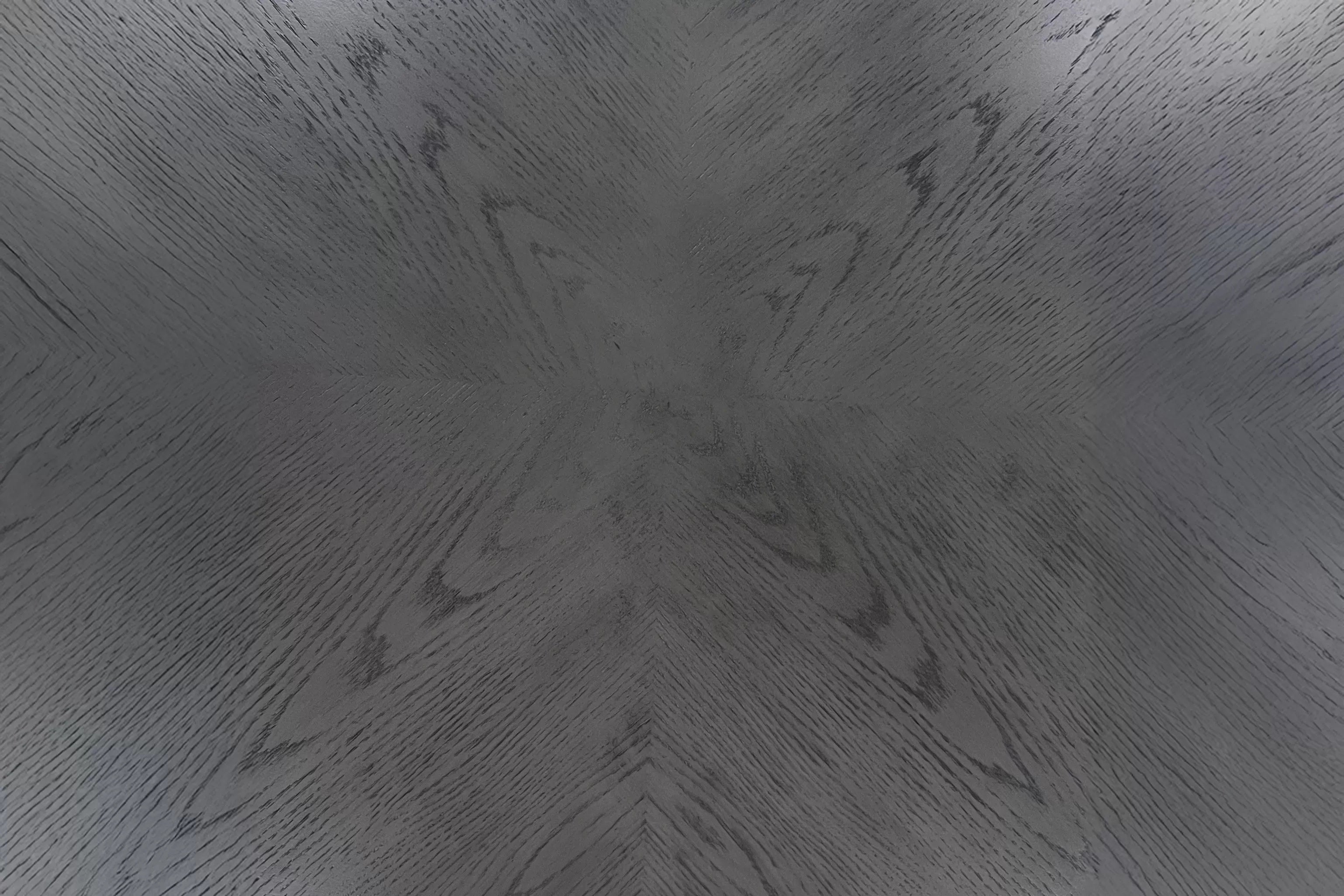 Poundex F2625 5 pc grey and white finish wood 42" round counter height dining table set center shelf pedestal