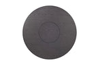Poundex F2711-1956 5 pc Charcoal black finish wood 54" Round counter height dining table set lazy susan