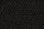 Poundex F8319 4 pc black waffle suede fabric 104" reversible sectional sofa with USB cup console and ottoman