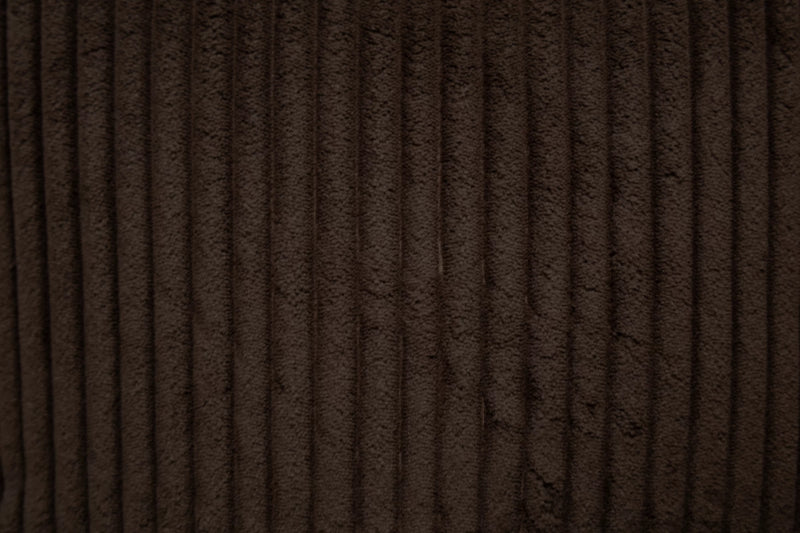 Poundex F8573 2 pc chocolate corduroy sectional sofa set pull out sleep area with reversible pop up storage chaise cup holders and USB ports