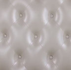 FM7635WH-4PC 4 pc Ventresca white finish wood ornate carved tufted faux leather headboard queen bedroom set