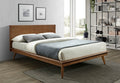 HM2070BR-1 Ebern designs greiner brown finish wood queen size platform bed frame