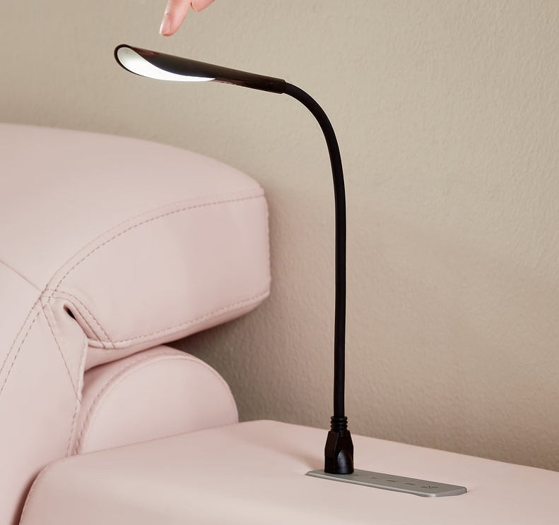 L9013PK Helena pink faux leather queen platform bed with underbed drawers built in chaise with massage and bluetooth sound