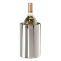 7023 Oggi Two tone double wall Stainless steel wine chiller bottle holder Black