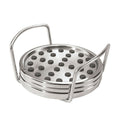 7160 OGGI 5pc. Stainless steel Non skid Coaster Set