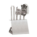 9028 9 pc 18/8 Stainless steel bar set with recipe stand