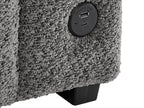 Lilola Home Seraphina Grey Boucle Reversible Sleeper Sectional Sofa with Storage Chaise & USB Charging – A89440