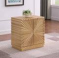 Best Master T2021-ET Everly quinn dickson gold finish wood sunburst pattern end table