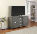 VH-3854 Gracie oaks palermo grey wire brush finish wood server side board cabinet