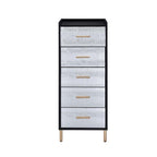 Acme AC01167 Tonwin home lockers myles black / silver and gold finish jewelry armoire cabinet