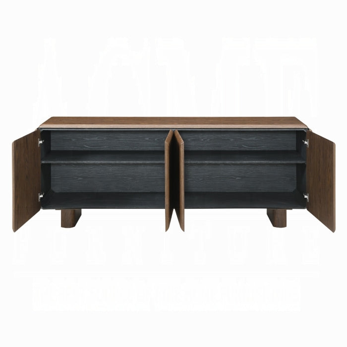 Lanza Dark Walnut Server Buffet Console Cabinet – AC05339
