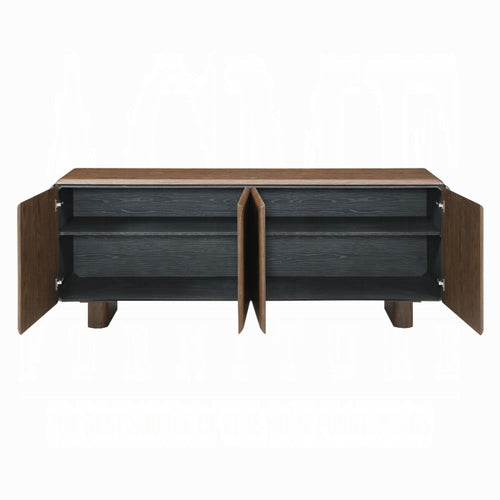 Lanza Dark Walnut Server Buffet Console Cabinet – AC05339