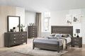 Best Quality House of Hampton Smedley Anastasia Light Brown Finish Wood Queen Bed Set – Anastasia-4PC