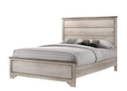 B3050 4 pc A & J homes studio patterson rustic weathered finish wood queen bedroom set