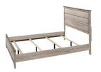 B3050 4 pc A & J homes studio patterson rustic weathered finish wood queen bedroom set