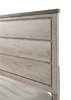 B3050 4 pc A & J homes studio patterson rustic weathered finish wood queen bedroom set