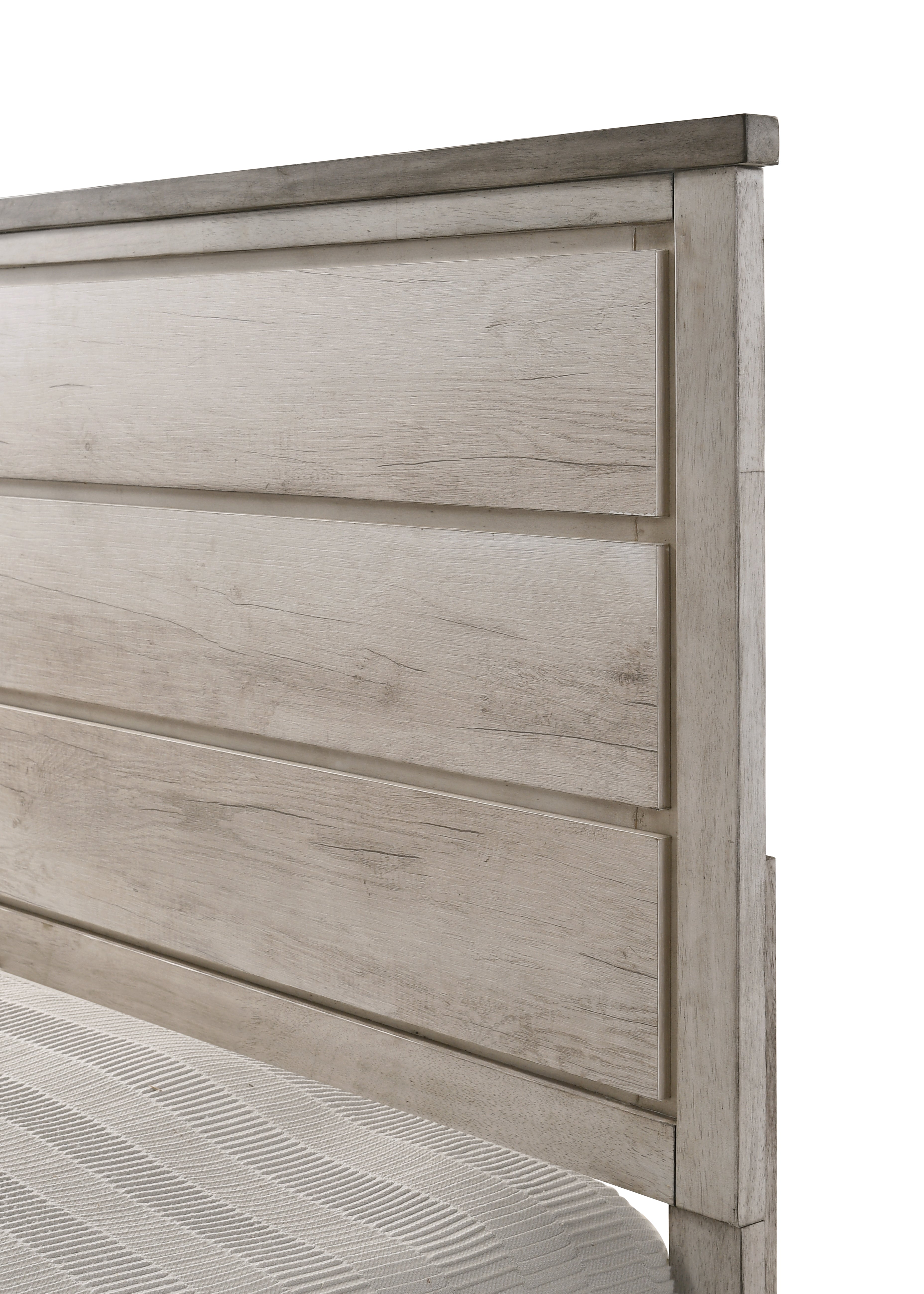 B3050 4 pc A & J homes studio patterson rustic weathered finish wood queen bedroom set