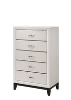B4610 4 pc A & J Homes studio Akerson philip chalk panel look wood grain queen bedroom set