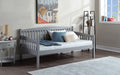 Acme BD00380 August grove ferrin caryn grey finish wood day bed with slats