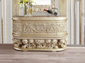 Acme BD00464 Astoria grand vatican champagne silver finish wood ornately carved dresser console table