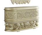 Acme BD00464 Astoria grand vatican champagne silver finish wood ornately carved dresser console table