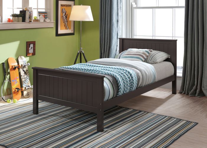 Acme BD00494 Harriet bee Bungalow chocolate finish wood twin bed