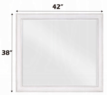 Acme BD00660-4PC Astoria grand Katia weathered light gray and white finish wood light gray linen queen bedroom set