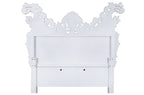 Acme BD00683EK-4PC Astoria grand valkyrie gray finish wood faux leather french inspired ornate eastern king bedroom set