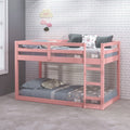 Acme BD00768 Mack & Milo abinash gaston II pink finish wood loft bunk bed set