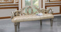 Acme BD01239 Astoria grand danae champagne gold finish wood faux leather french inspired ornate bedroom bench