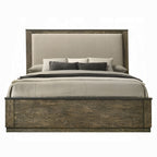 Lance tree bark two tone finish wood queenBedroom Set – BD06002Q-4PC