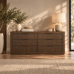 Leanna Brown Oak Ribbed Queen 4-Piece Bedroom Set – BD06812Q-4PC