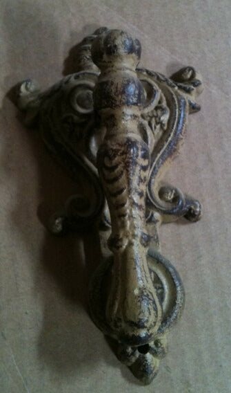 Cast iron antique brown/rust door knocker cd-1318